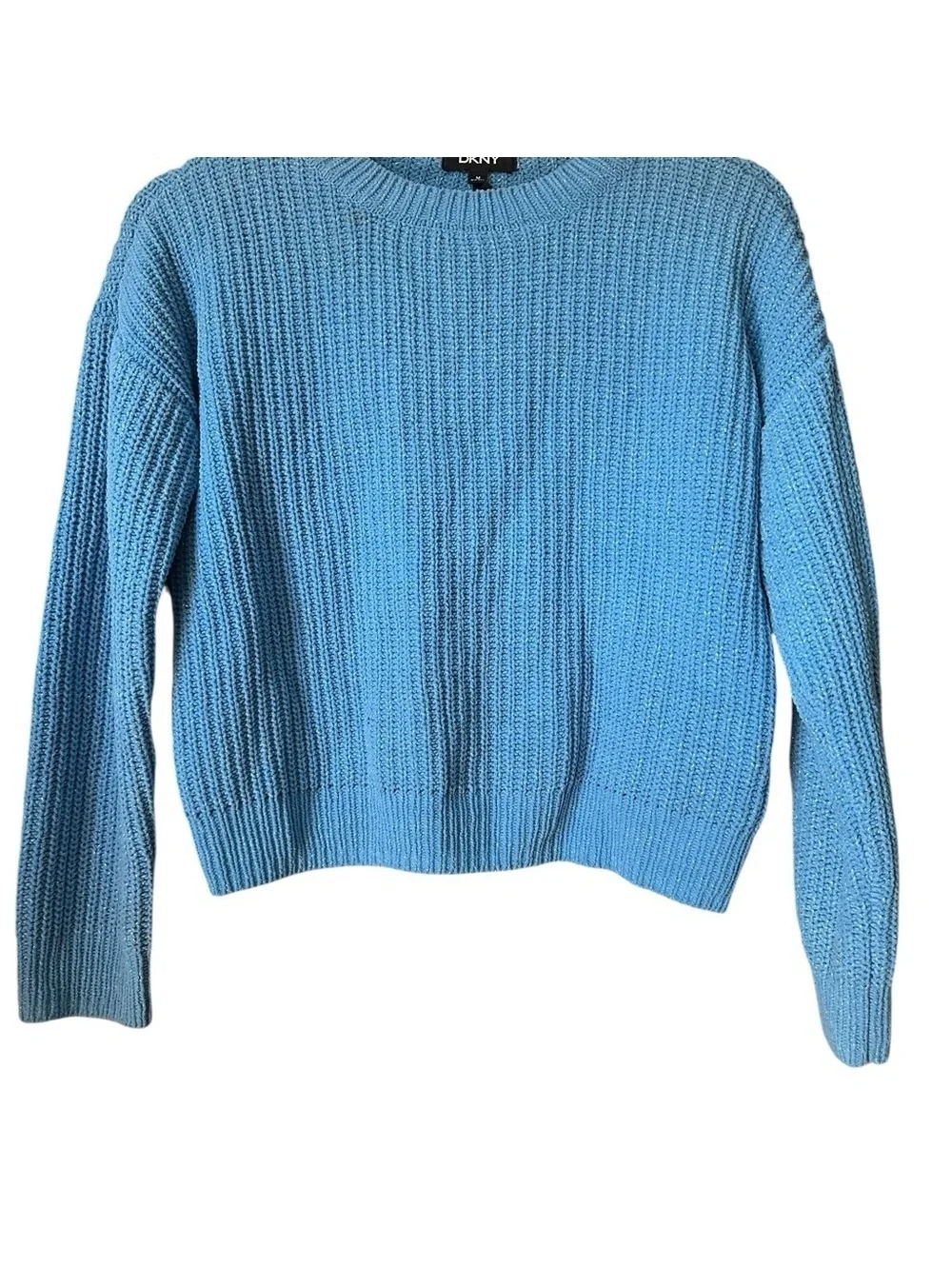 DKNY Kids Blue Knit Sweater Blue Sweaters Size MG
